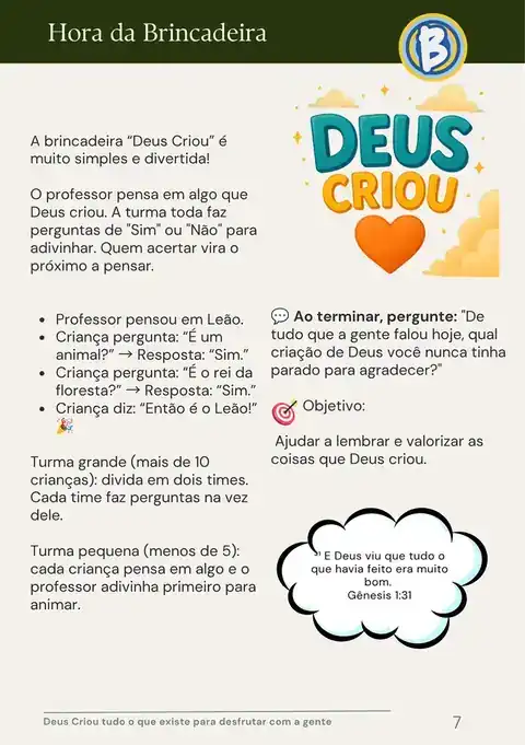 Hora da Brincadeira