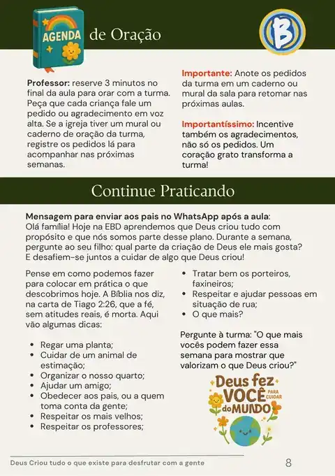 Agenda de Oração