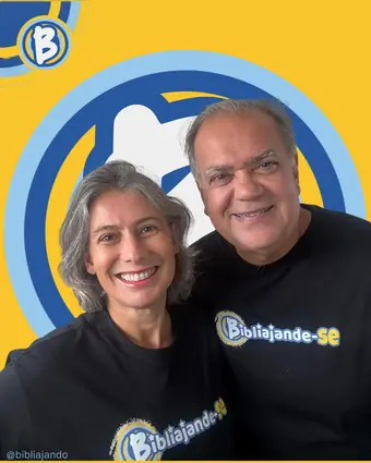 Eveline e João Marcos Vidal, criadores do Bibliajando